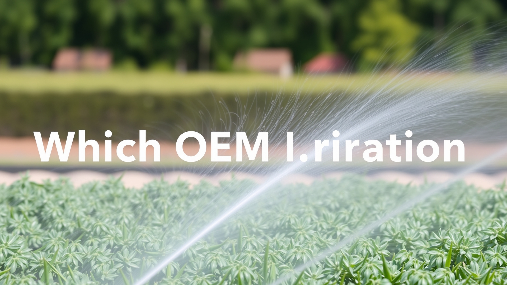 Which OEM Irrigation Manufacturers Are the Most Reliable in China?